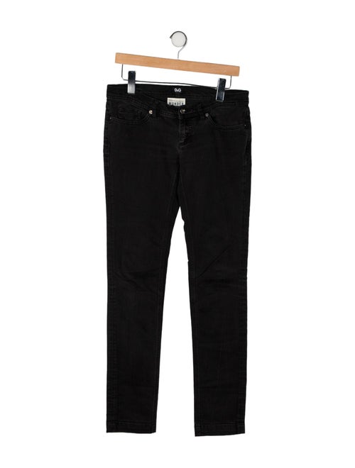 D&G Low-Rise Straight Leg Jeans