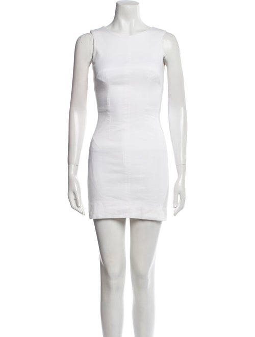 Dolce & Gabbana Bateau Neckline Mini Dress