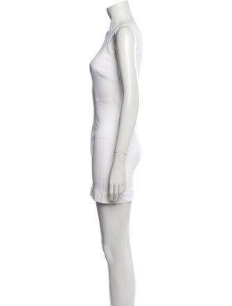 Dolce & Gabbana Bateau Neckline Mini Dress