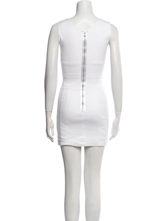 Dolce & Gabbana Bateau Neckline Mini Dress