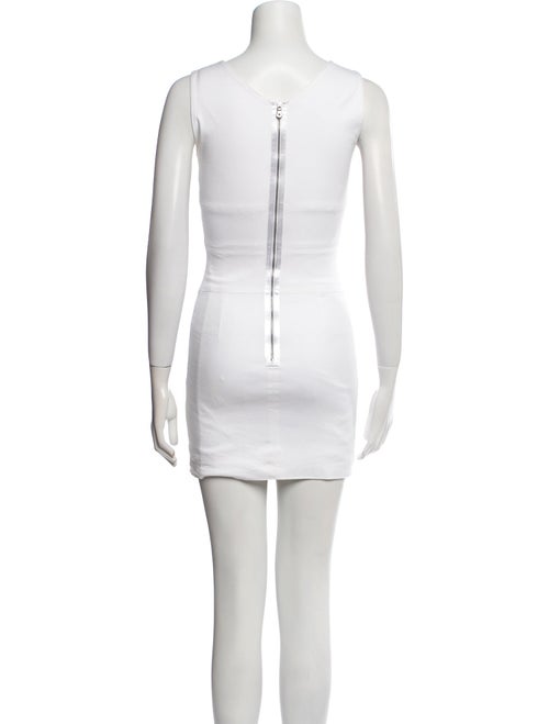 Dolce & Gabbana Bateau Neckline Mini Dress