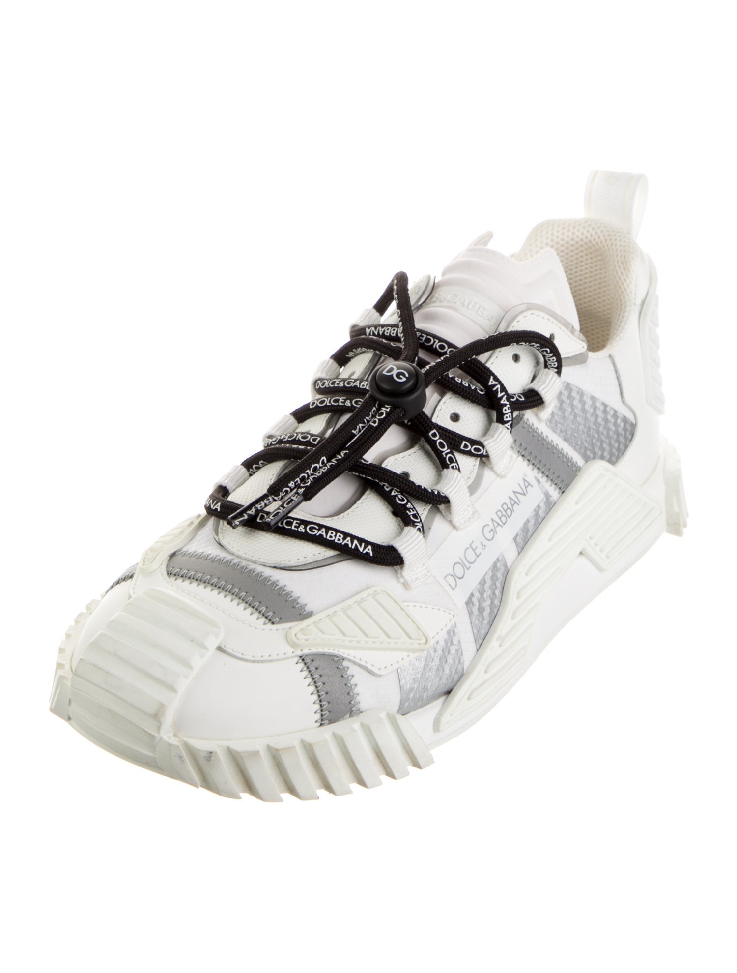 Dolce & Gabbana Leather Printed Sneakers