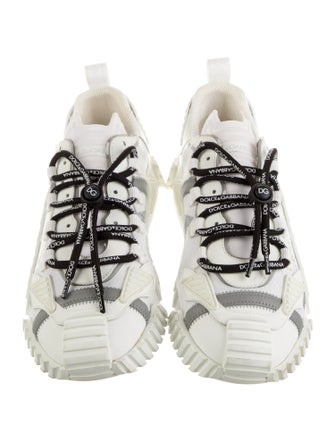 Dolce & Gabbana Leather Printed Sneakers