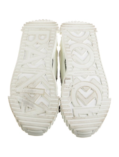 Dolce & Gabbana Leather Printed Sneakers