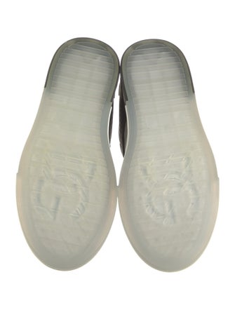 Dolce & Gabbana Leather Colorblock Pattern Sneakers