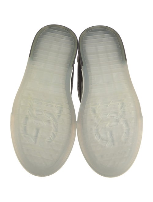 Dolce & Gabbana Leather Colorblock Pattern Sneakers