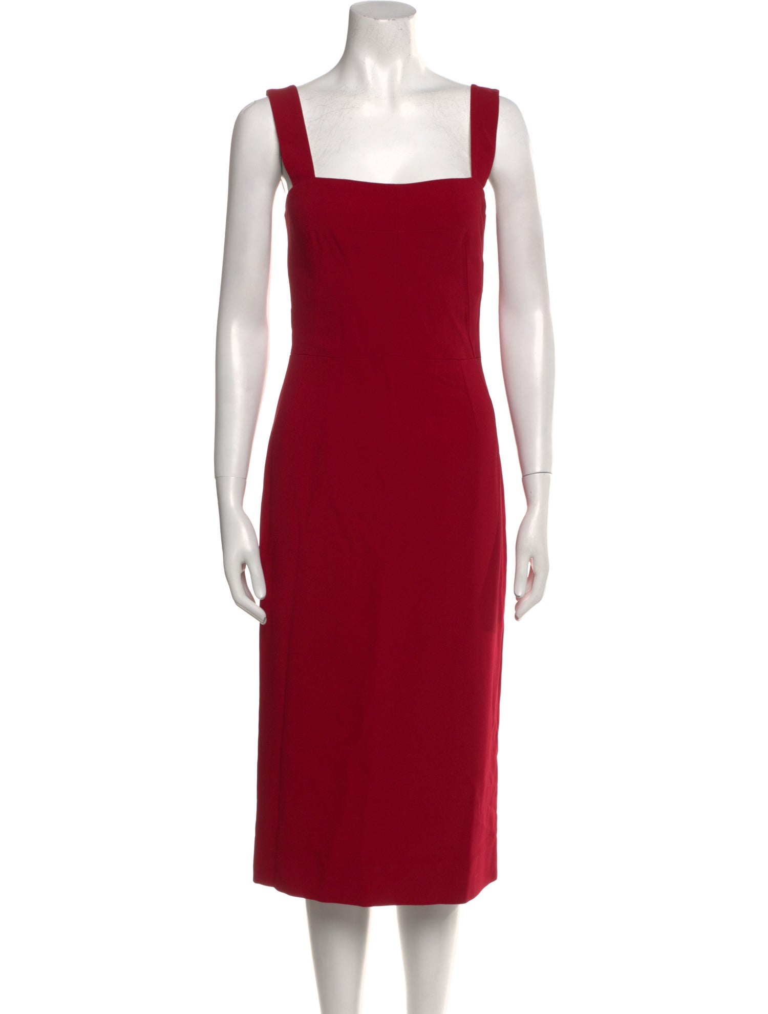 Dolce & Gabbana Square Neckline Midi Length Dress