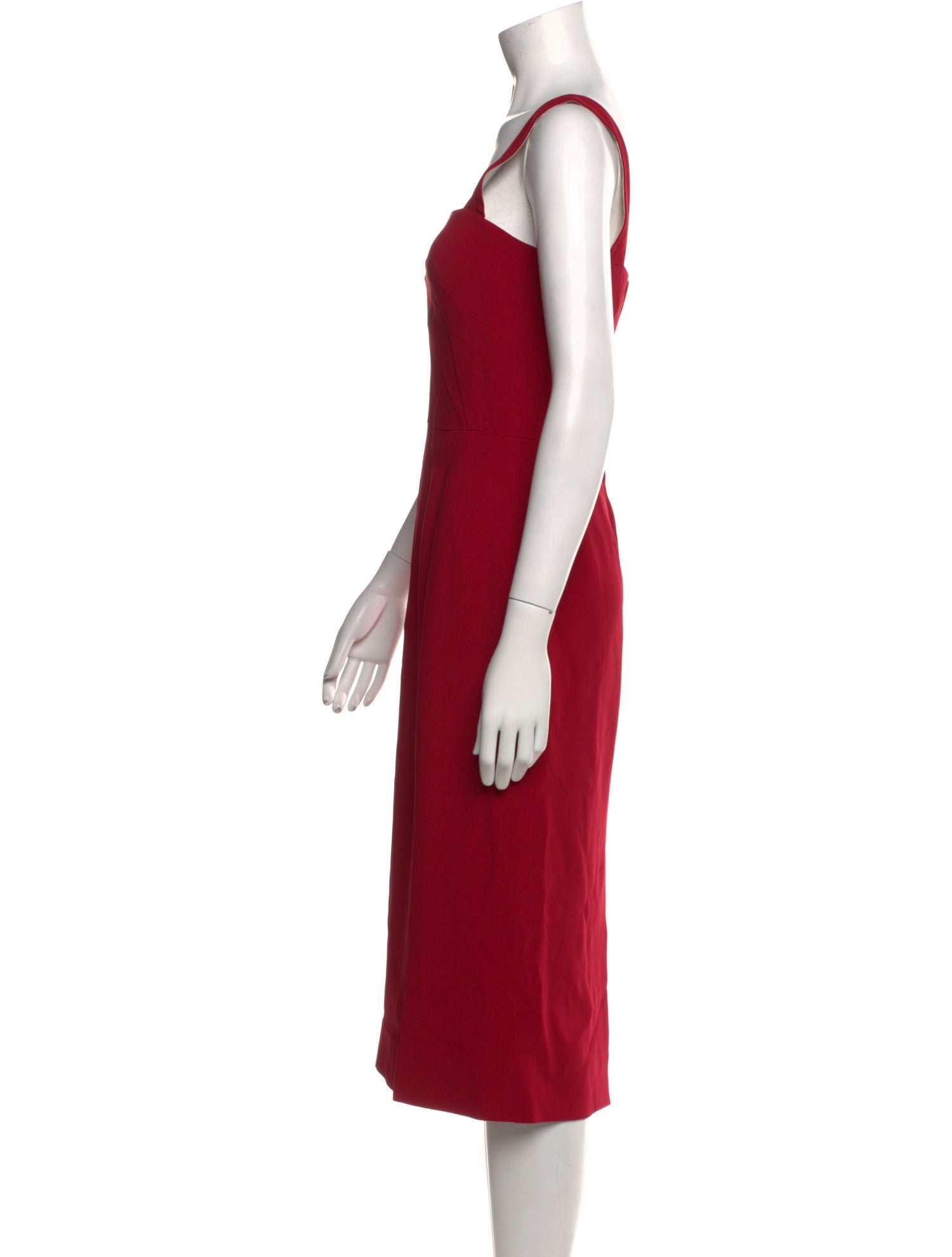 Dolce & Gabbana Square Neckline Midi Length Dress