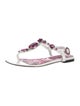 Dolce & Gabbana Patent Leather T-Strap Sandals