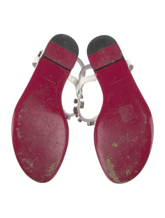 Dolce & Gabbana Patent Leather T-Strap Sandals