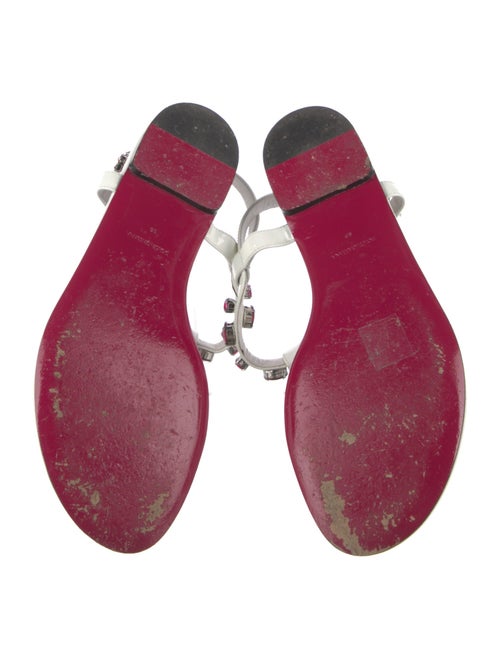 Dolce & Gabbana Patent Leather T-Strap Sandals