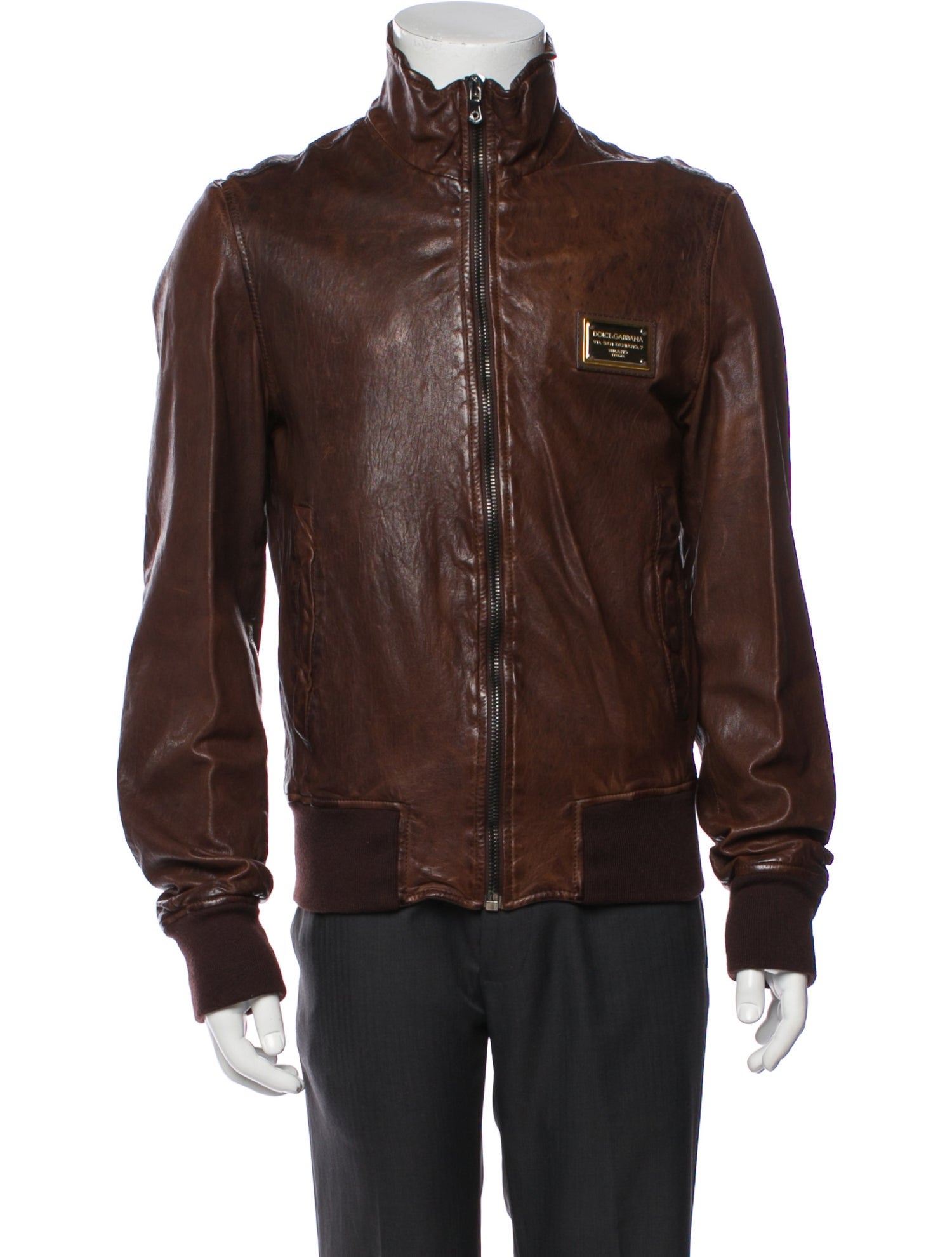 Dolce & Gabbana Lambskin Moto Jacket