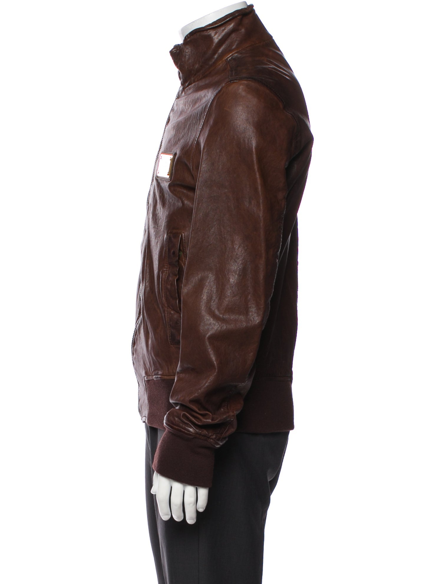 Dolce & Gabbana Lambskin Moto Jacket