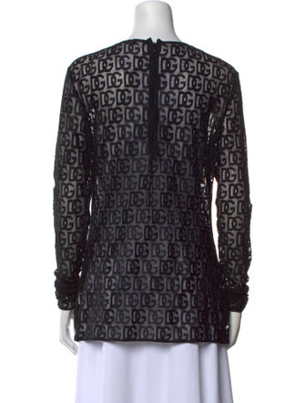 Dolce & Gabbana Printed Scoop Neck Sweatshirt