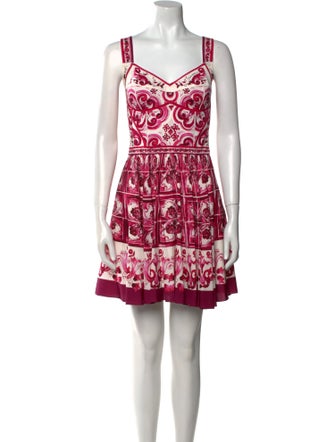 Dolce & Gabbana Silk Mini Dress