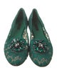 Dolce & Gabbana Lace Lace Pattern Flats