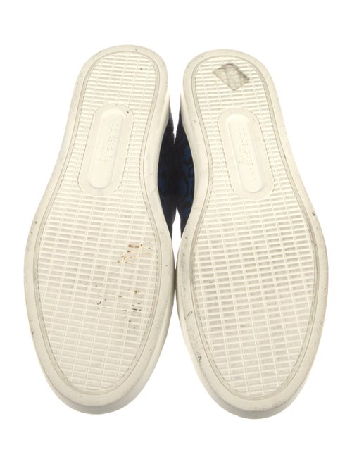 Dolce & Gabbana Calf Hair Animal Print Sneakers