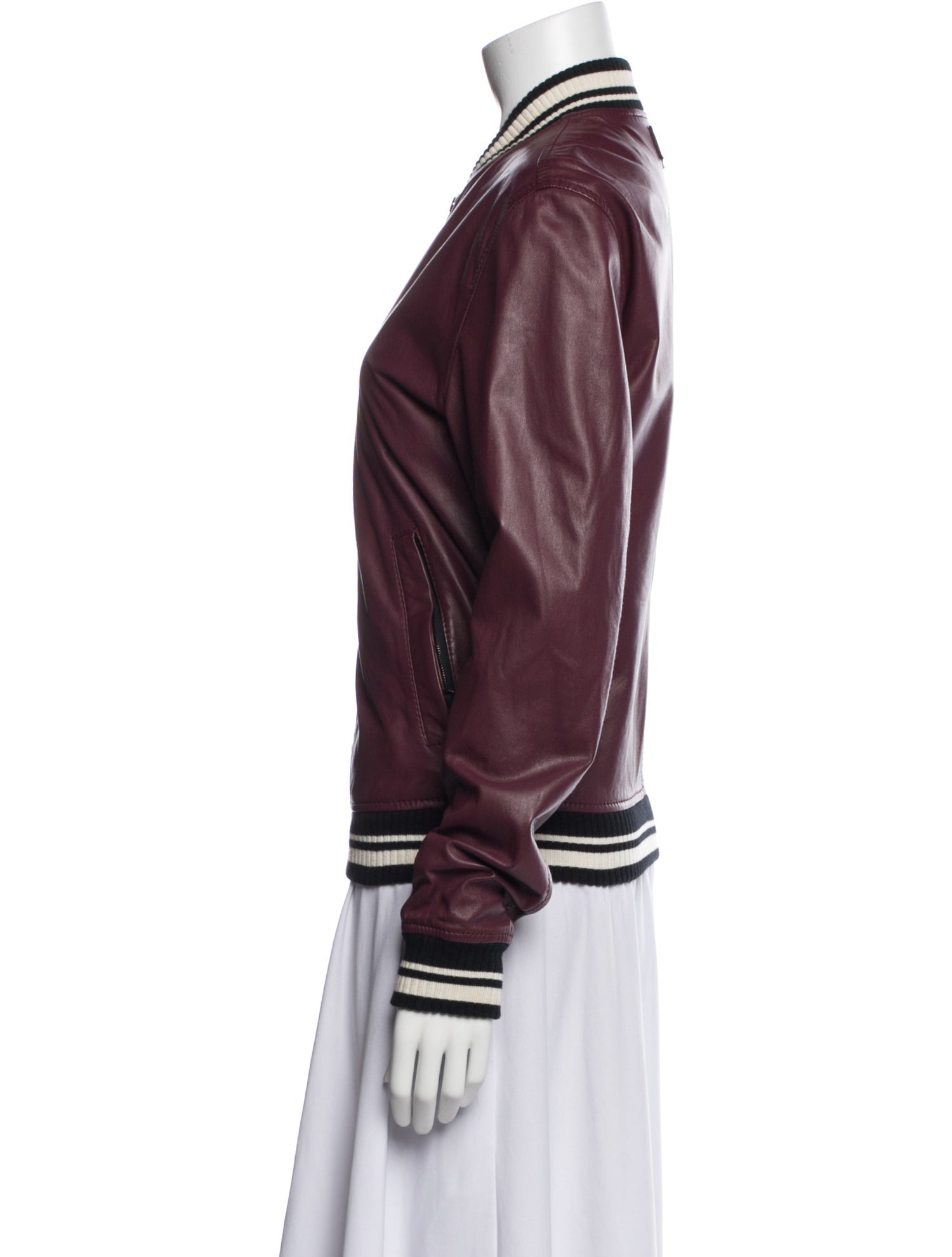 Dolce & Gabbana Leather Bomber Jacket