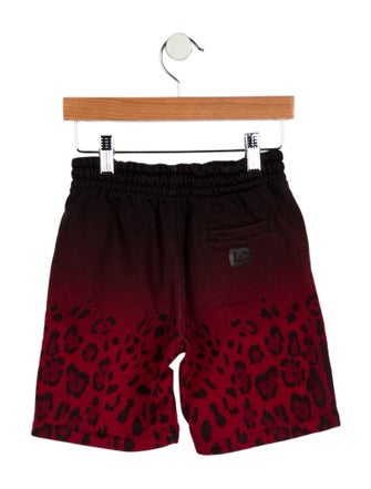 Dolce & Gabbana toddler boys' red and black shorts