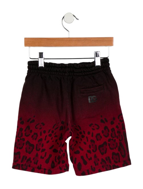 Dolce & Gabbana toddler boys' red and black shorts
