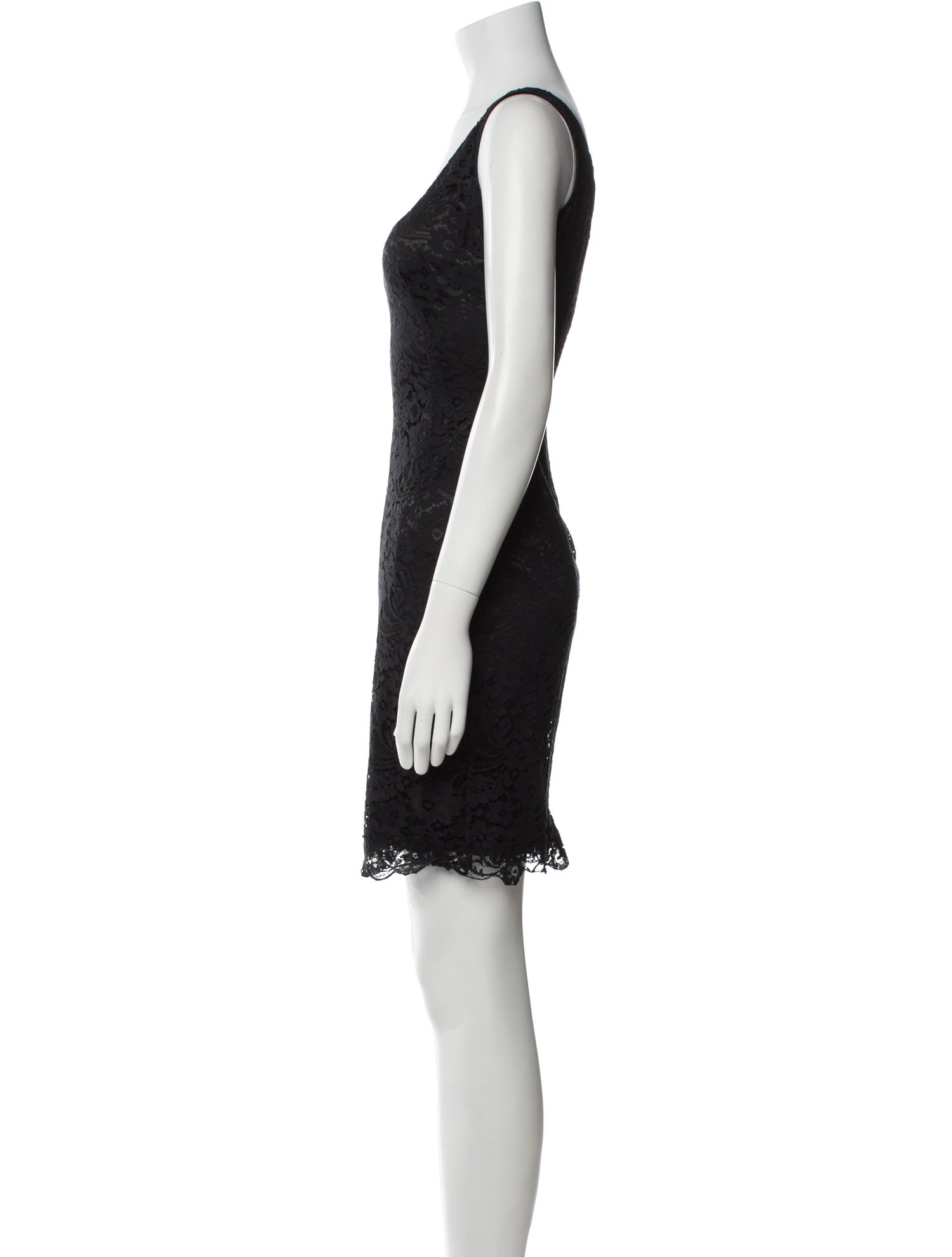 Dolce & Gabbana Scoop Neck Mini Dress