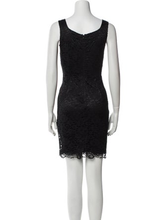 Dolce & Gabbana Scoop Neck Mini Dress
