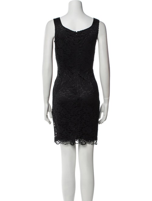 Dolce & Gabbana Scoop Neck Mini Dress