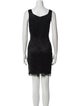 Dolce & Gabbana Scoop Neck Mini Dress