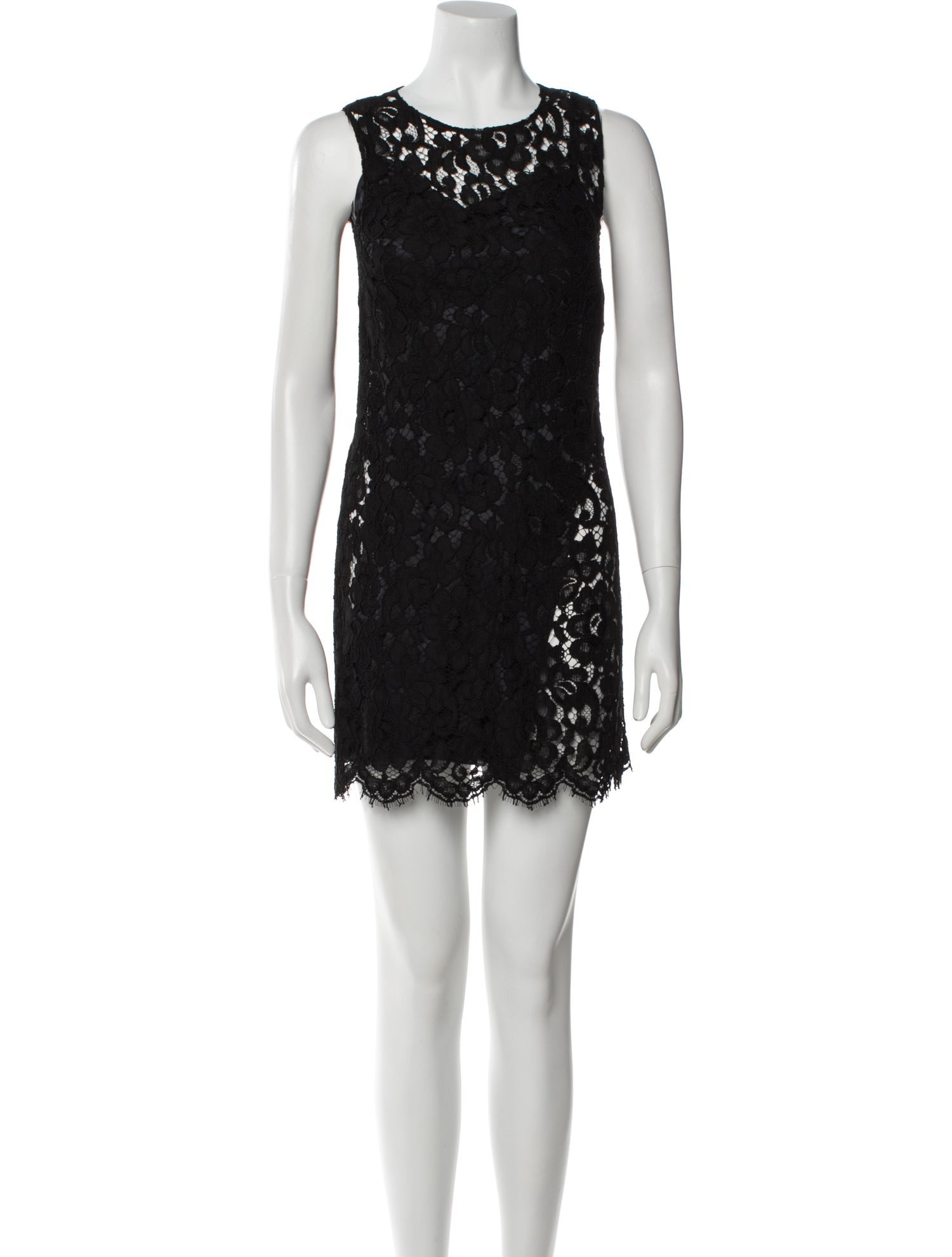 Dolce & Gabbana Crew Neck Mini Dress