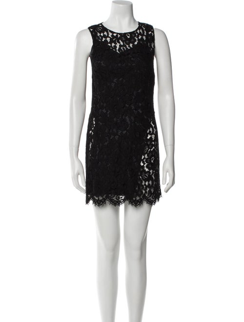 Dolce & Gabbana Crew Neck Mini Dress