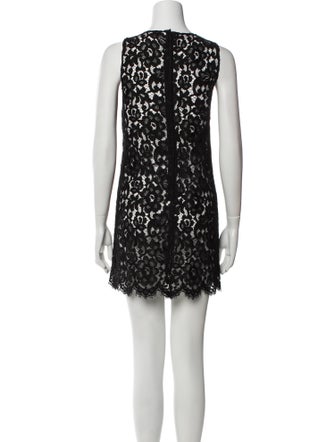 Dolce & Gabbana Crew Neck Mini Dress