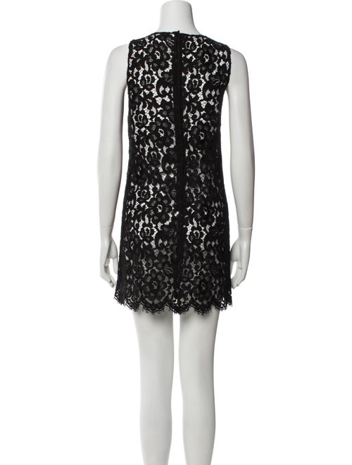 Dolce & Gabbana Crew Neck Mini Dress