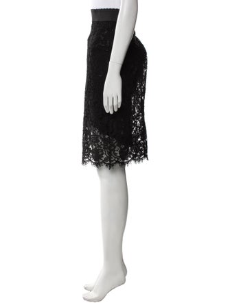 Dolce & Gabbana Lace Pattern Knee-Length Skirt