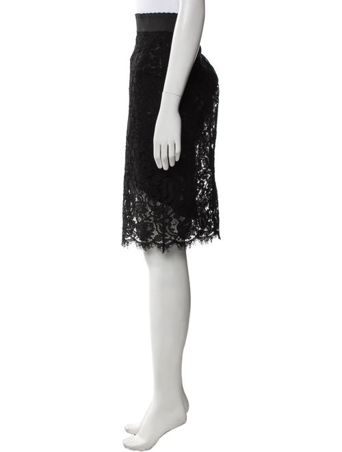 Dolce & Gabbana Lace Pattern Knee-Length Skirt