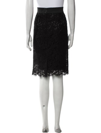 Dolce & Gabbana Lace Pattern Knee-Length Skirt