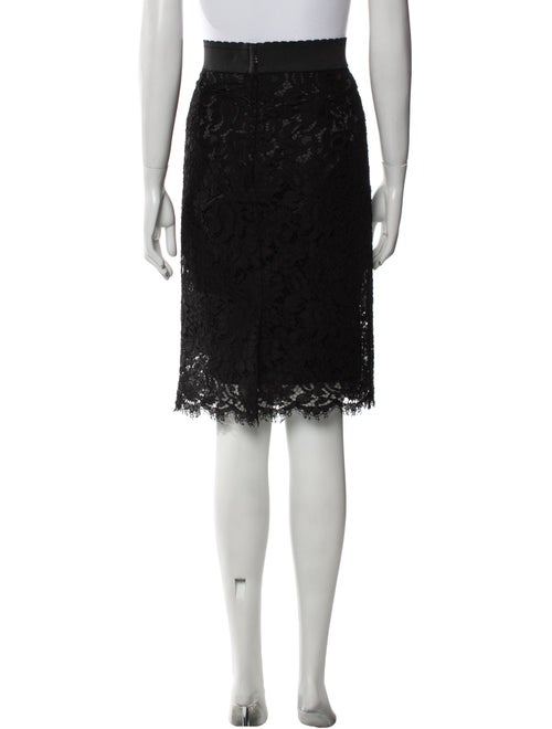 Dolce & Gabbana Lace Pattern Knee-Length Skirt