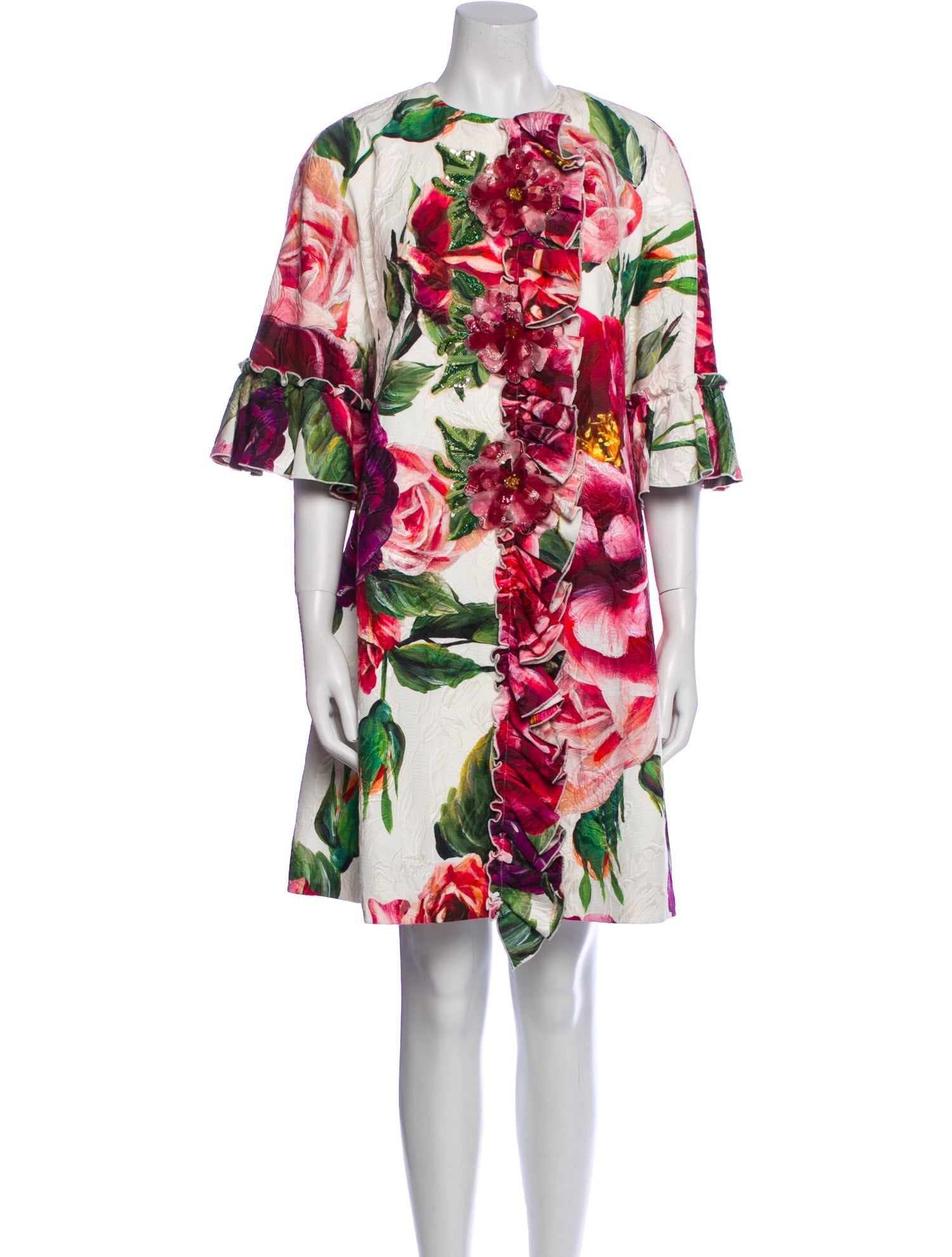 Dolce & Gabbana Floral Print Evening Jacket
