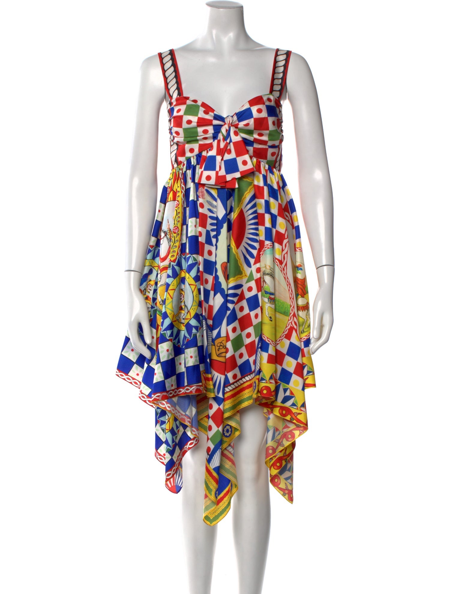 Dolce & Gabbana Silk Midi Length Dress