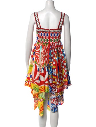 Dolce & Gabbana Silk Midi Length Dress