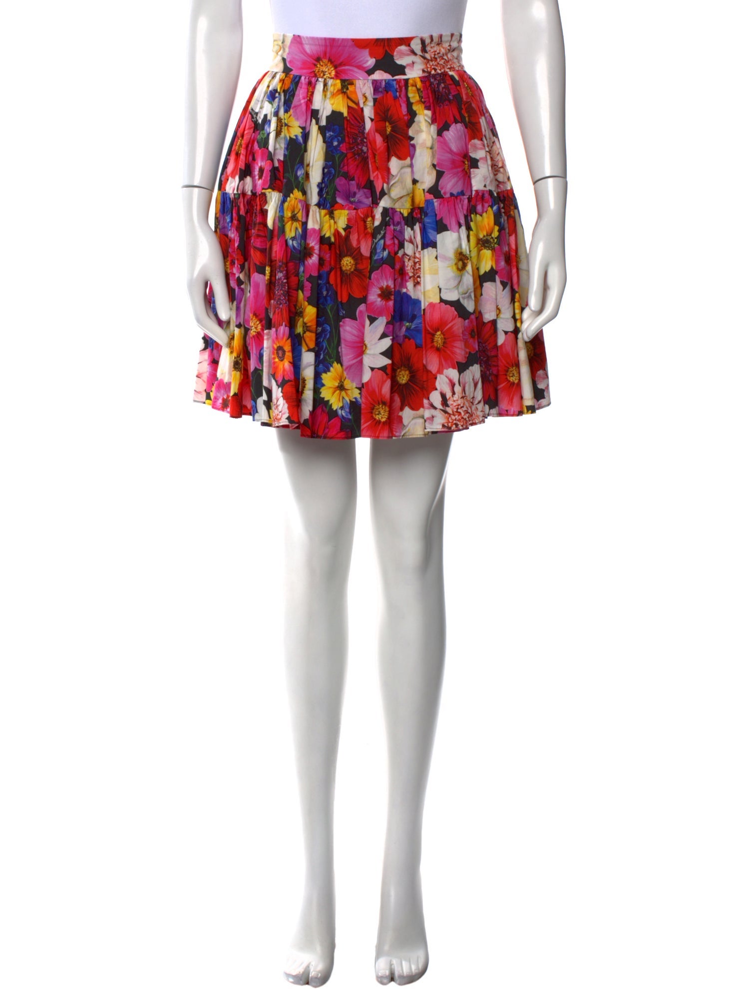 Dolce & Gabbana Floral Print Mini Skirt