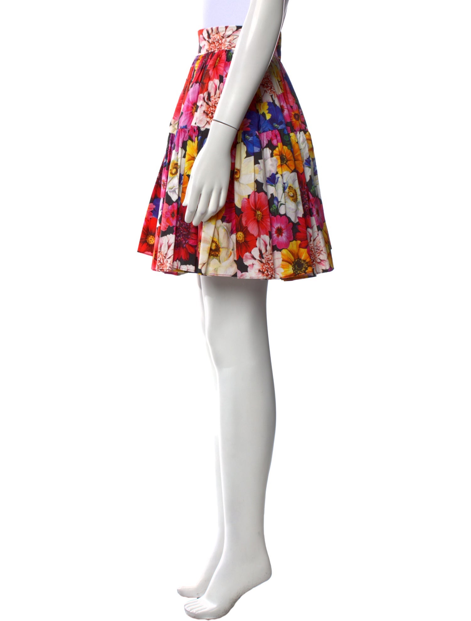 Dolce & Gabbana Floral Print Mini Skirt
