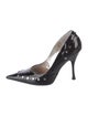 Dolce & Gabbana Patent Leather Studded Accents Pumps