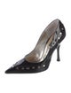 Dolce & Gabbana Patent Leather Studded Accents Pumps