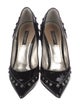 Dolce & Gabbana Patent Leather Studded Accents Pumps