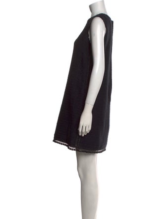 Dolce & Gabbana Crew Neck Mini Dress