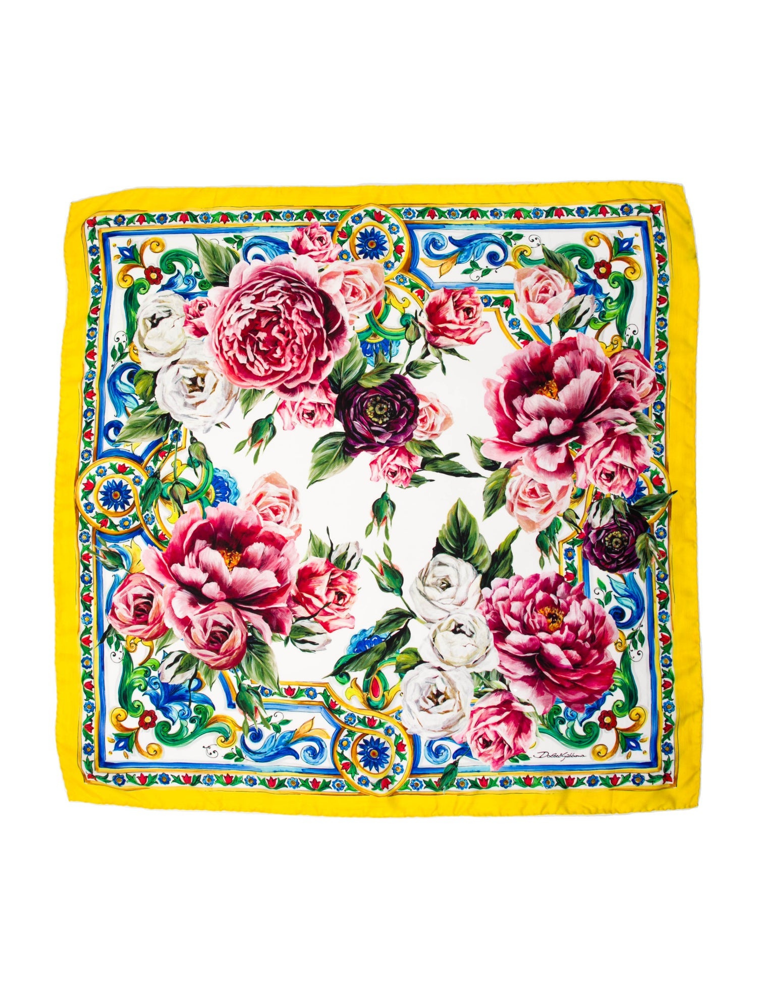 Dolce & Gabbana Le Paradis du Roy Silk Scarf