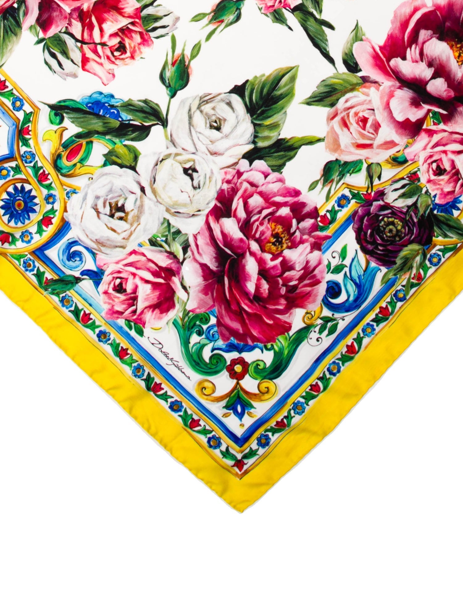 Dolce & Gabbana Le Paradis du Roy Silk Scarf