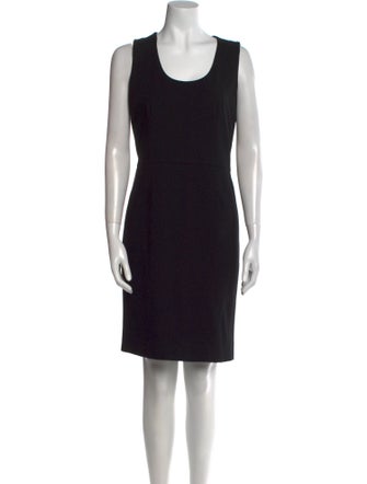 Dolce & Gabbana Virgin Wool Knee-Length Dress