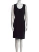 Dolce & Gabbana Virgin Wool Knee-Length Dress