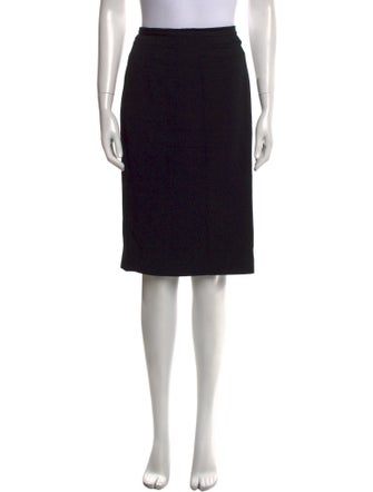 Dolce & Gabbana Virgin Wool Knee-Length Skirt